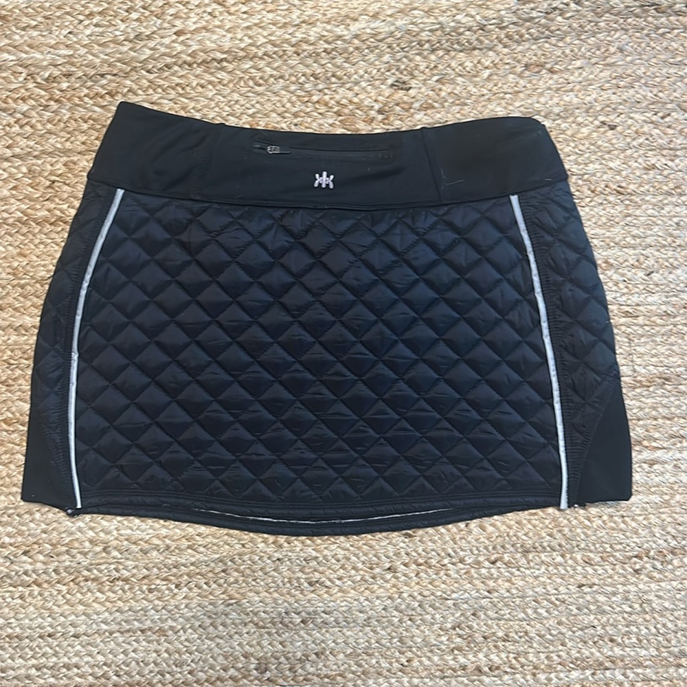 Black quilted puffy skirt - Picture 2 of 4